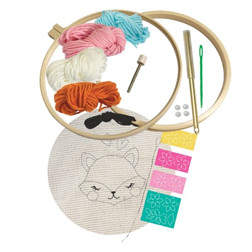 Punch Embroidery Kit - Fox