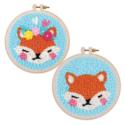 Punch Embroidery Kit - Fox