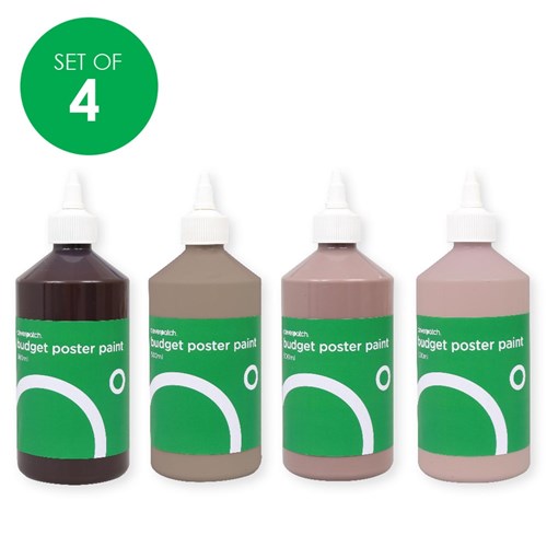 CleverPatch Budget Complexion Paint - 500ml - Set of 4 Colours