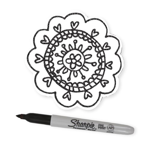 Sharpie Permanent Marker - Fine Point - Black - Each