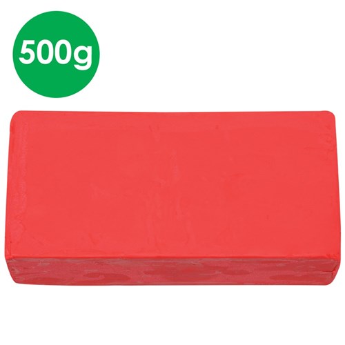 CleverPatch Modelling Clay - Red - 500g Pack