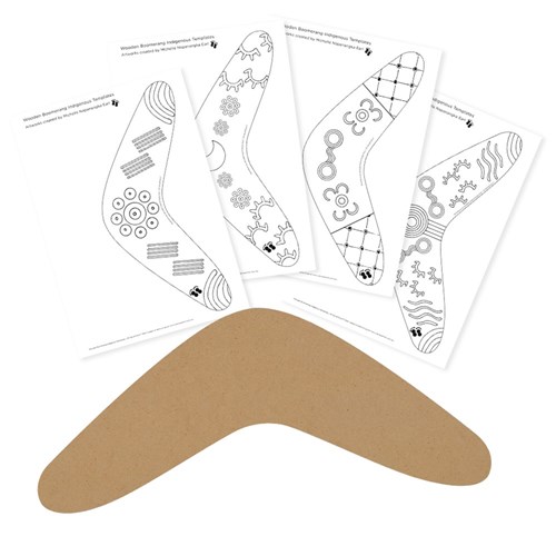 Small Boomerangs & Indigenous Templates Kit