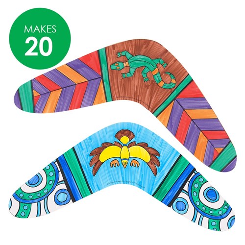 Large Boomerangs & Indigenous Templates Kit