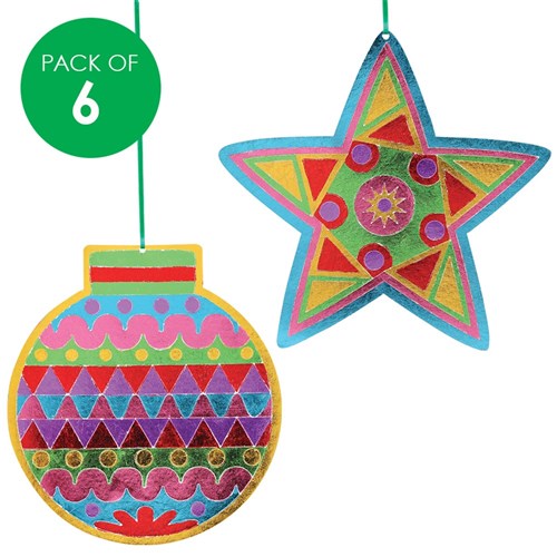 Christmas Foil Art Kit - Pack of 6
