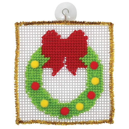 Christmas Wreath Embroidery Kit - Each