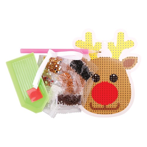 Gem Art Reindeer Ornament CleverKit