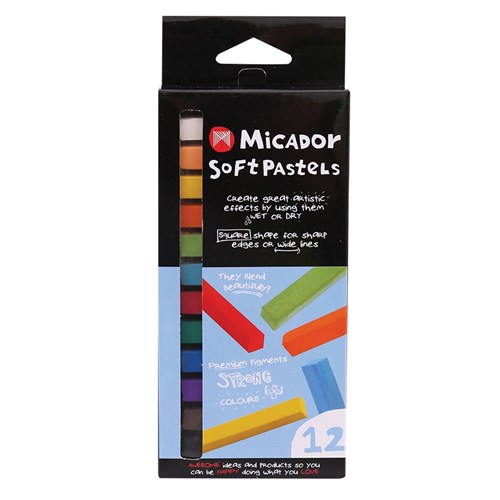 Micador Soft Pastels - Pack of 12