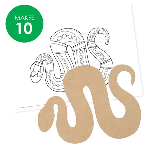 Wooden Snakes & Indigenous Templates Kit