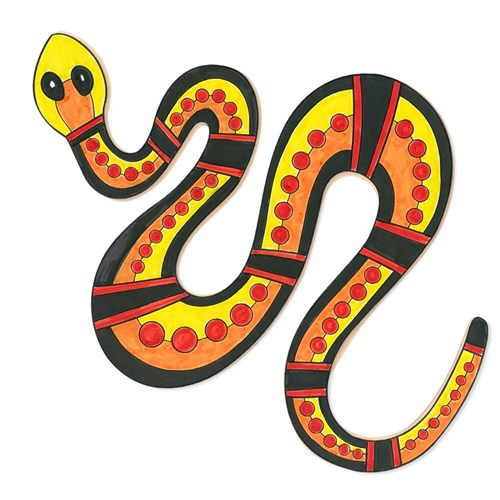 Wooden Snakes & Indigenous Templates Kit
