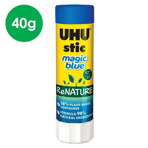 UHU ReNature Magic Blue Glue Stic - 40g