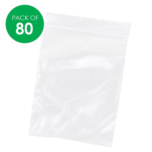 Re-sealable Bags - 7 x 10cm - Pack of 80