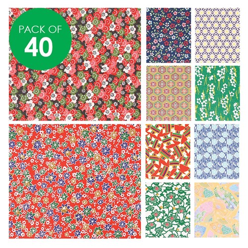 Pattern Paper - Oriental - Pack of 40