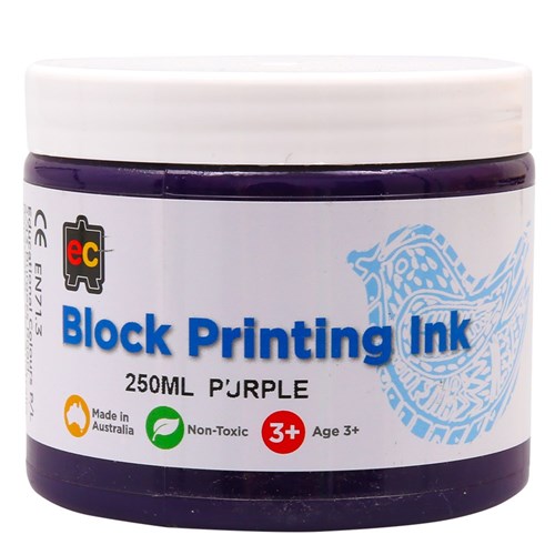 EC Block Printing Colour - Purple - 250ml