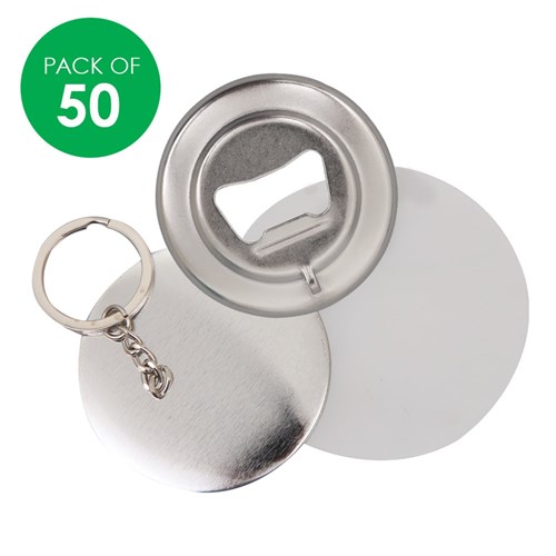 Design Your Own Bottle Opener Keyrings - Pack of 50