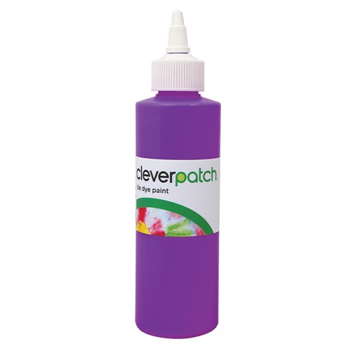 CleverPatch Fluorescent Tie Dye Paint - Purple - 250ml