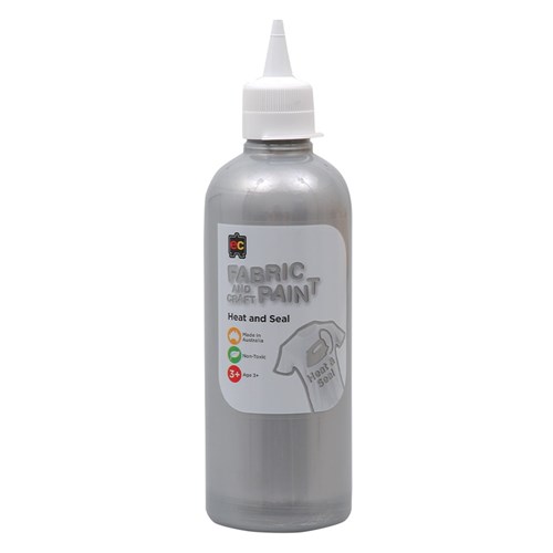 EC Fabric Paint - Silver - 500ml