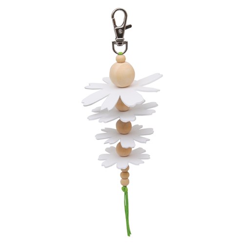 Layered Flower Bag Tag CleverKit