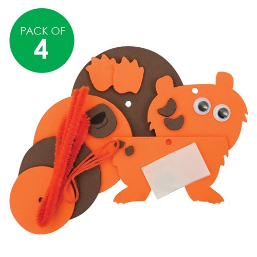 Dangly Foam Animals CleverKit Multi Pack - Pack of 4