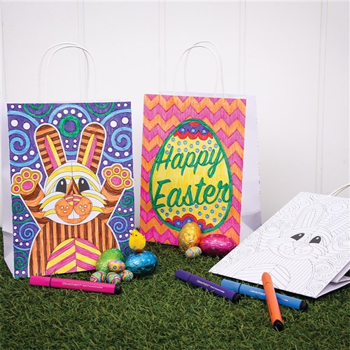 Colour in Easter Egg Hunt Bag - Each