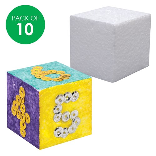 Decofoam Cubes - Pack of 10