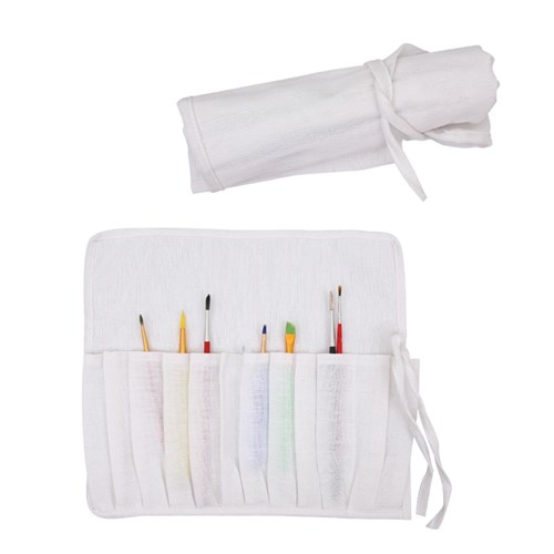 Fabric Pencil & Brush Roll - Each