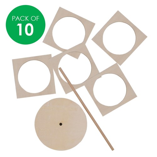 Wooden Ring Toss - Pack of 10