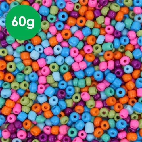Seed Beads - Assorted - 60g Pack