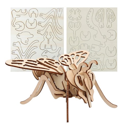3D Wooden Bee Puzzle - Each