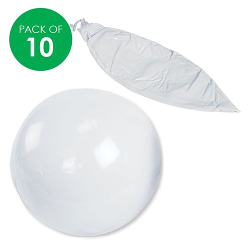 Design Your Own Inflatable Balls - Small - Pack of 10