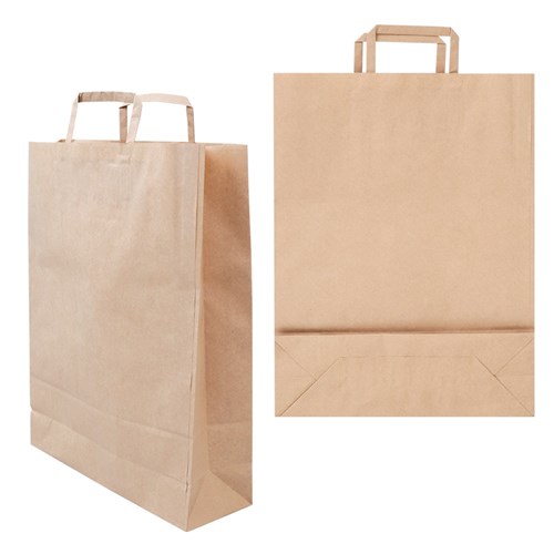 Large Paper Gift Bag - Brown - Each