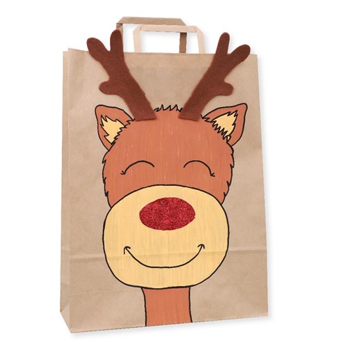 Large Paper Gift Bag - Brown - Each