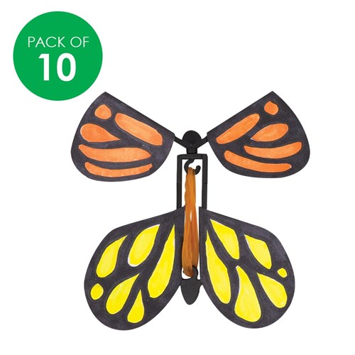 Flying Butterflies - Pack of 10 - CleverPatch