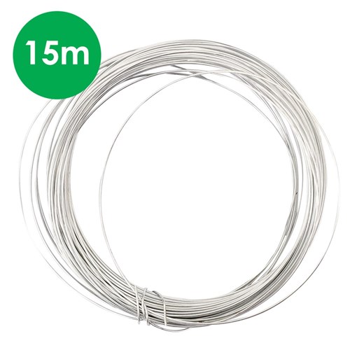 Craft Wire - Silver - 15 Metres