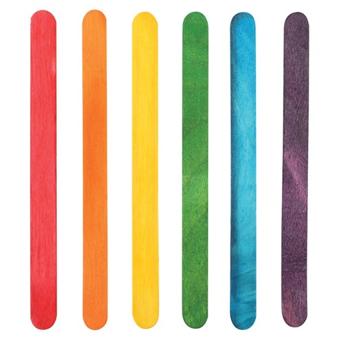 Popsticks - Coloured - Pack of 100