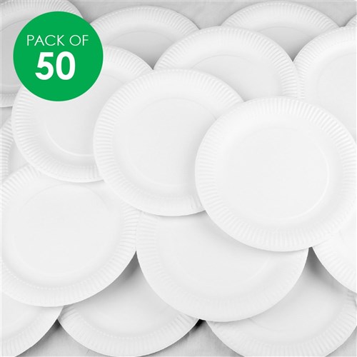 Small Paper Plates - Pack of 50