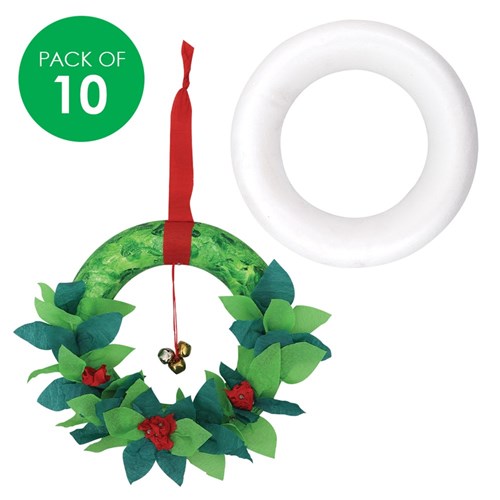 Decofoam Wreaths - Pack of 10