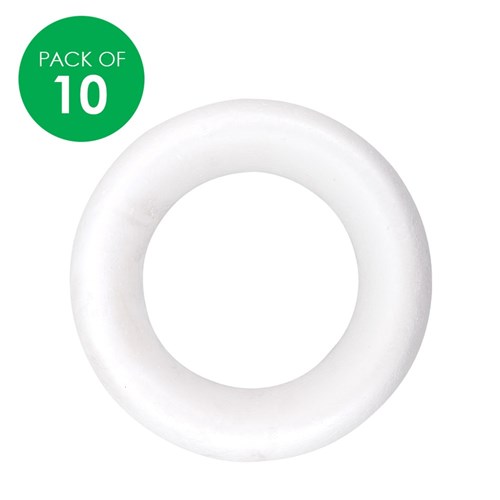 Decofoam Wreaths - Pack of 10