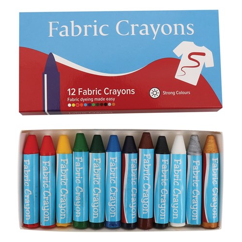 Scola Fabric Crayons - Pack of 12