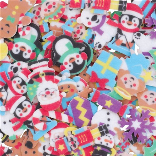 Felt Christmas Stickers - Assorted - Pack of 120