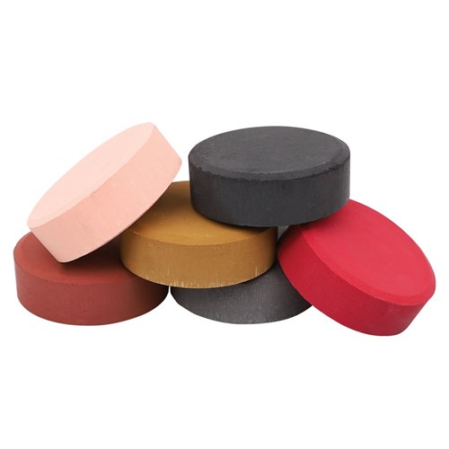 CleverPatch Tempera Paint Refill Discs - Earth Colours - Pack of 6