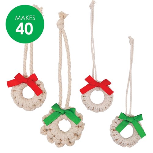 Macrame Mini Wreaths Group Pack