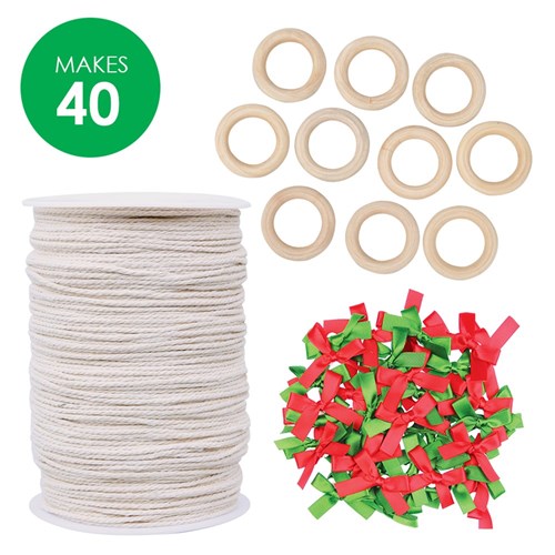 Macrame Mini Wreaths Group Pack