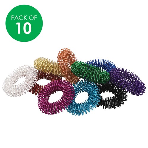 Spikey Finger Fidgets - Pack of 10