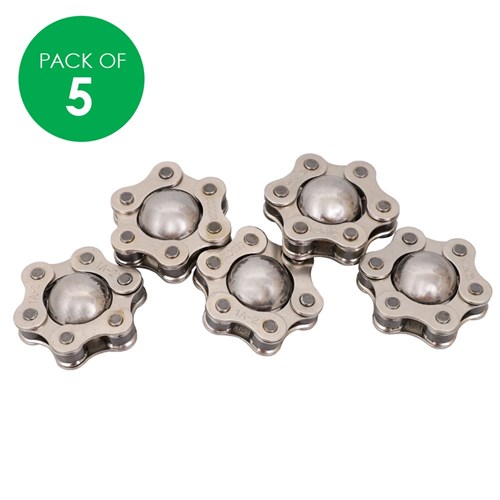 Magic Ball Fidgets - Silver - Pack of 5