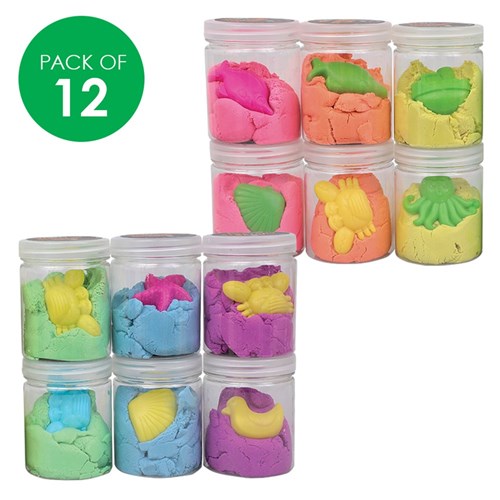 Stretchy Sensory Sand - Pack of 12