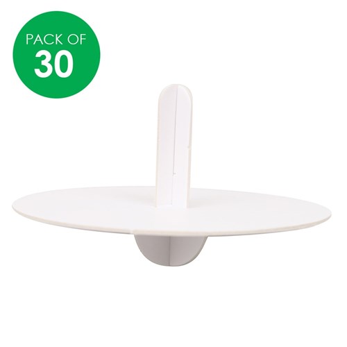 Cardboard Spinning Tops - Pack of 30