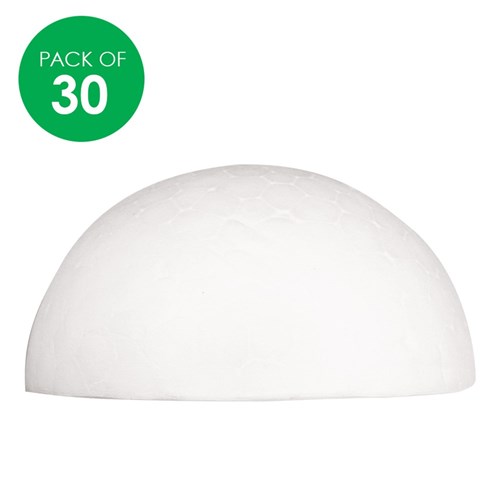 Decofoam Half Circles - Pack of 30