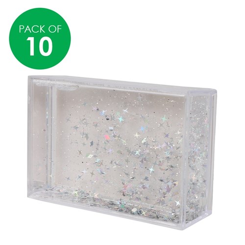 Glitter Frames - Rectangle - Pack of 10