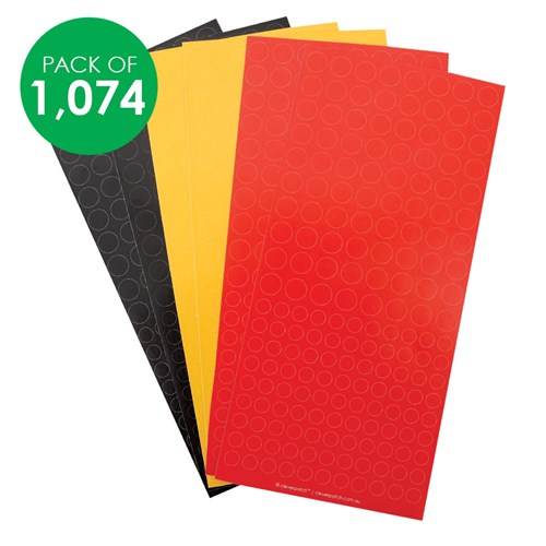 Dot Stickers - Indigenous Colours - Pack of 1,074