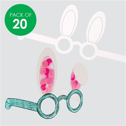 Cardboard Easter Glasses - Pack of 20